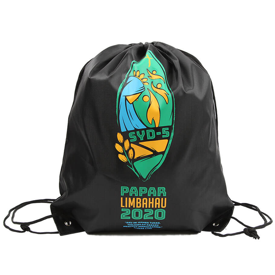 Nylon Drawstring Bag with Printing- Greenworks - Eco Bags Malaysia