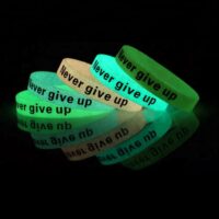 Personalised glow in on sale the dark wristbands