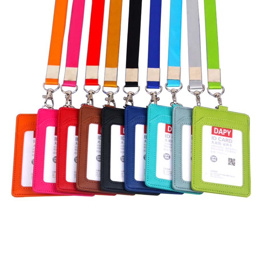 Premium PU ID Card Holder DPY 009 Lanyards ID Card Holders