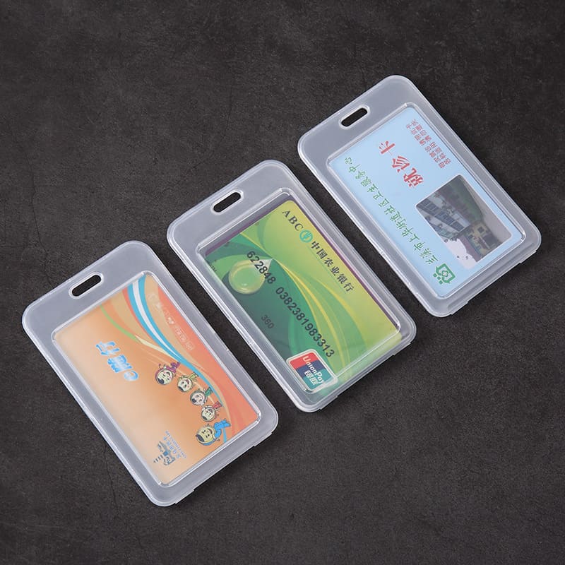 double sided transparent card holder 5