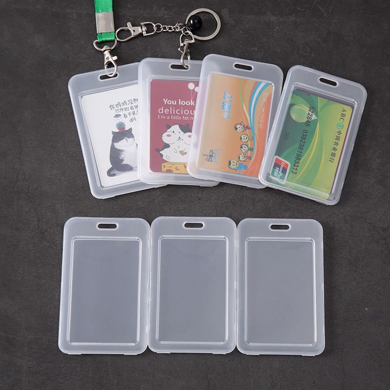 double sided transparent card holder 6