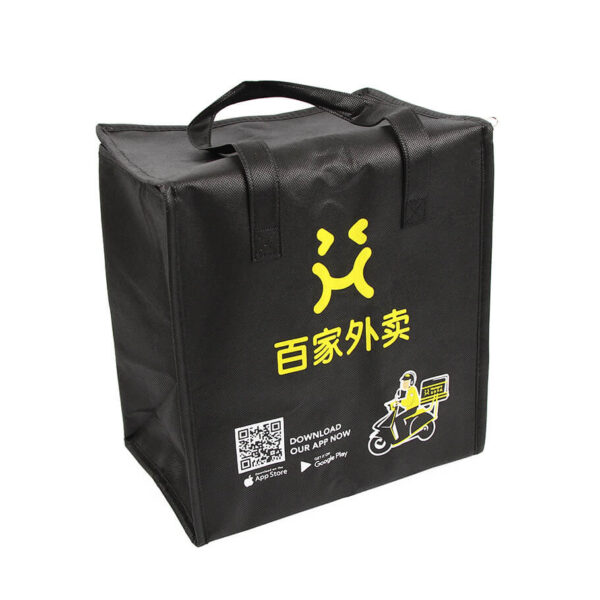 custom made non woven colloer bag with logo prnting