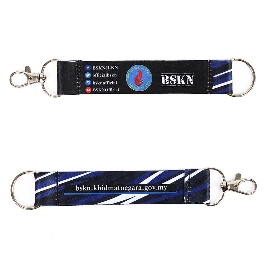 Lanyard Fabric Keychain Full Color Printing Greenworks Malaysia