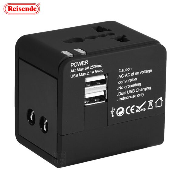 CN 148 International travel adapter black
