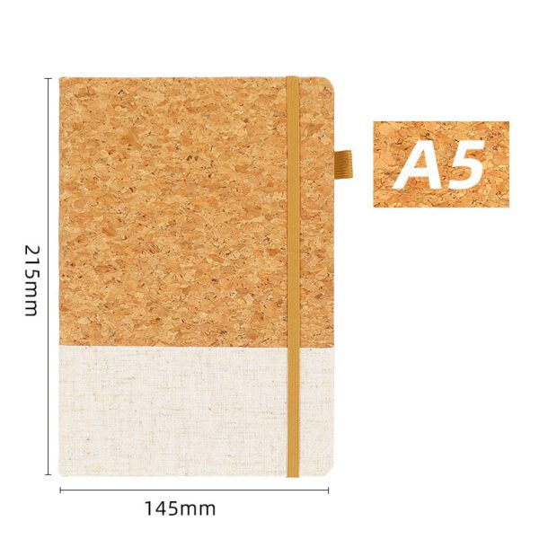 CORK NOTEBOOK WHITE