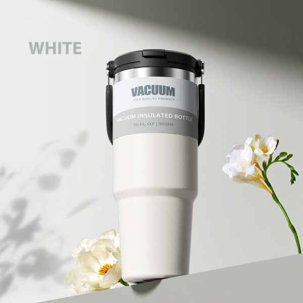 Portable travel mug WHITE