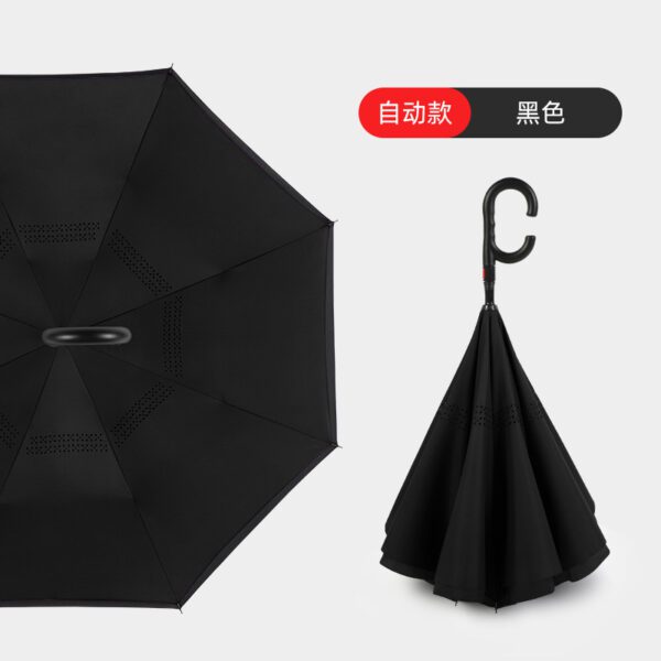 auto inverted umbrella black