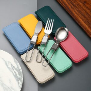 stainless steel foldable cutlery set 2