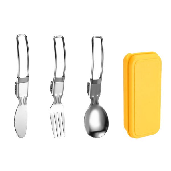 stainless steel foldable cutlery set 6