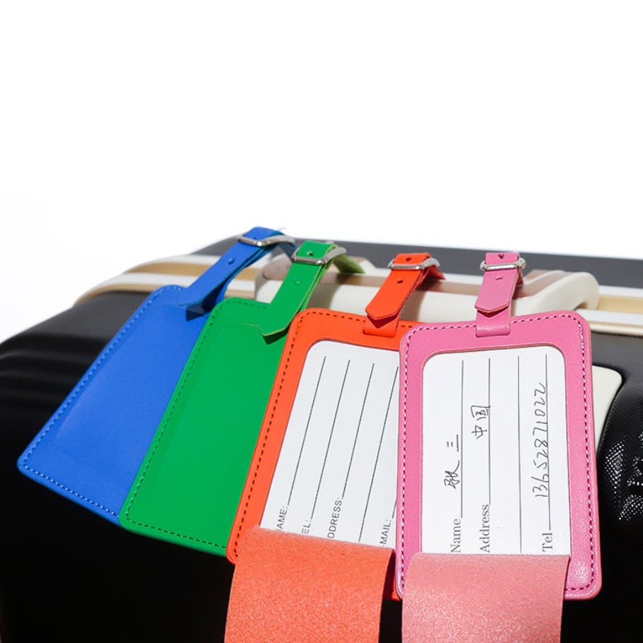 PU Leather Luggage Tag - Greenworks - Outdoor & Travelling Gifts