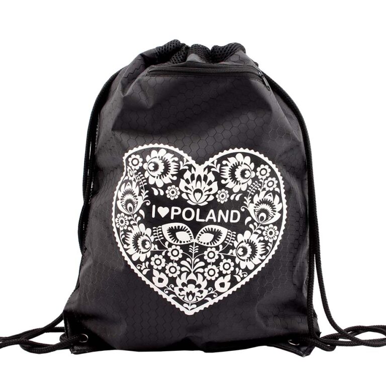 Nylon Drawstring Bag with Zip (DS3) - Greenworks - Eco Bags Malaysia