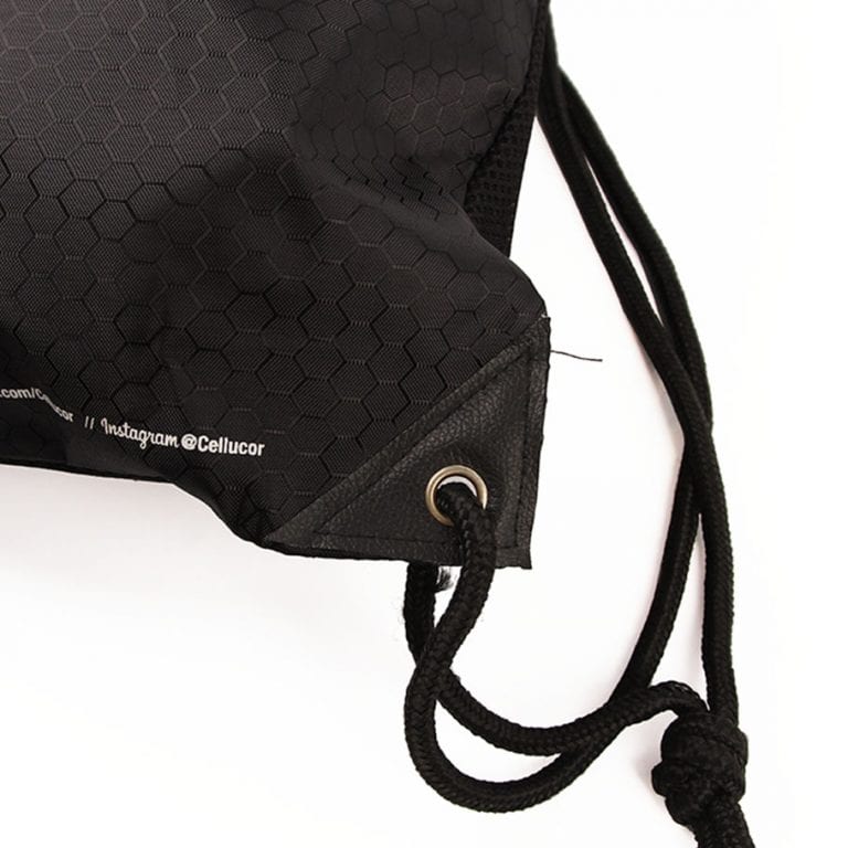 Nylon Drawstring Bag with Zip (DS3) - Greenworks - Eco Bags Malaysia