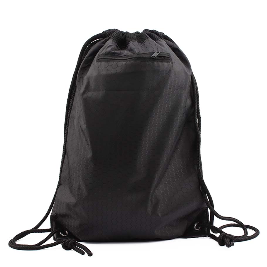 Nylon Drawstring Bag with Zip (DS3) - Greenworks - Eco Bags Malaysia