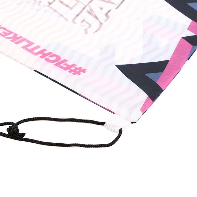 Nylon Drawstring Bag with Zip (DS3) - Greenworks - Eco Bags Malaysia