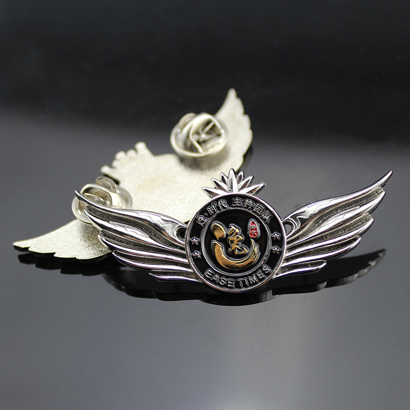 silver lapel pin