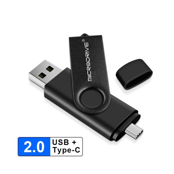 OTG USB Flash Series USB FLash Drive MicroDrive03 black 1