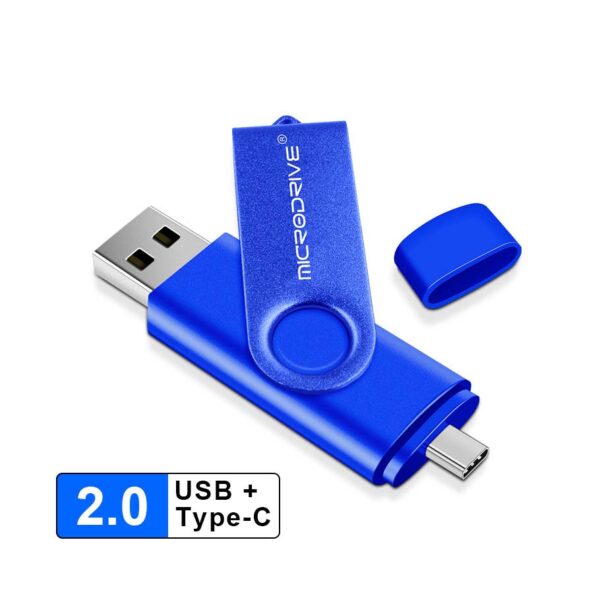 OTG USB Flash Series USB FLash Drive MicroDrive03 blue 1