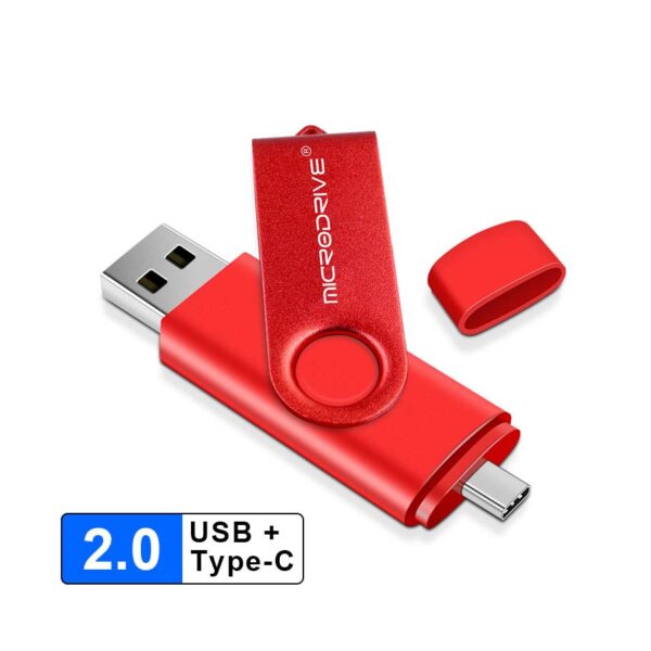 OTG USB Flash Series USB FLash Drive MicroDrive03 red 1