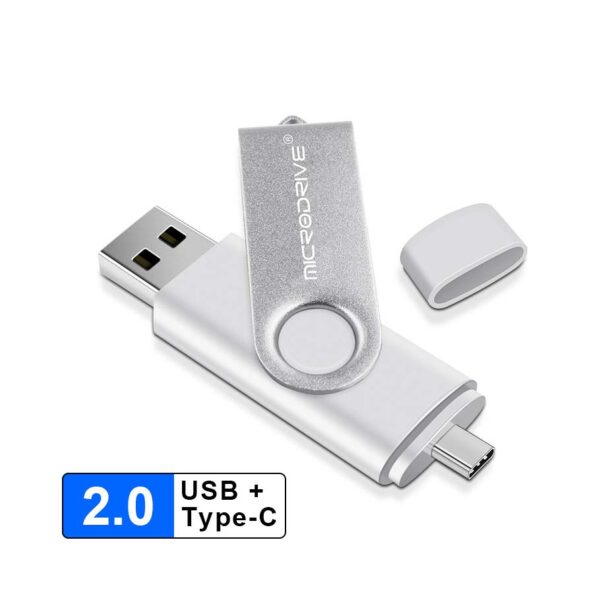 OTG USB Flash Series USB FLash Drive MicroDrive03 white 1