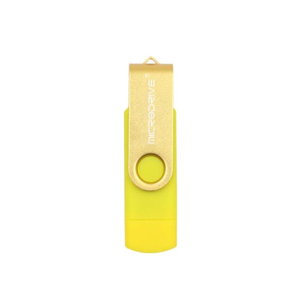 OTG USB Flash Series USB FLash Drive MicroDrive03 yellow 1