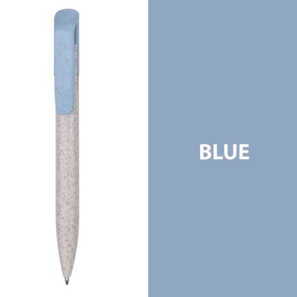 eco wheat straw pen blue