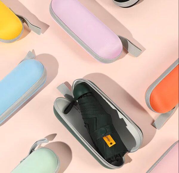 mini capsule umbrella dark