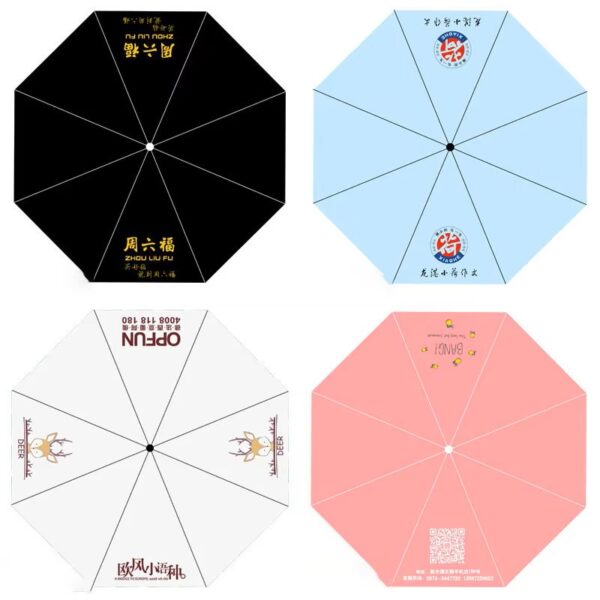 mini capsule umbrella dark 13