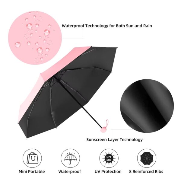 mini capsule umbrella dark 7