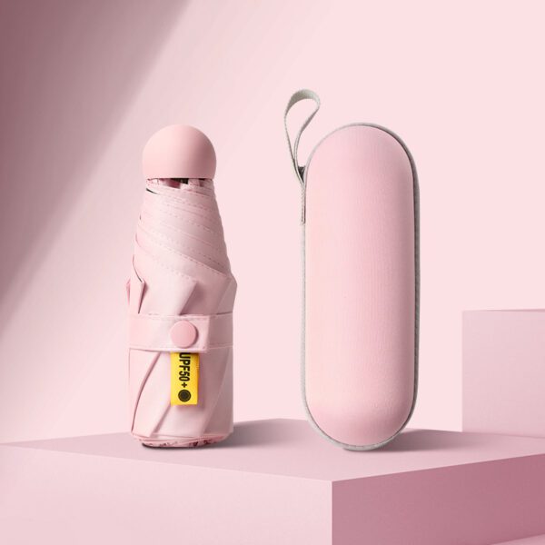 mini capsule umbrella pink