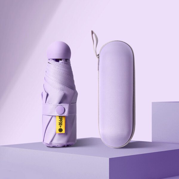 mini capsule umbrella purple