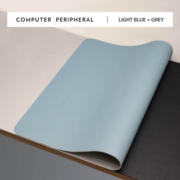 desk pad blue grey