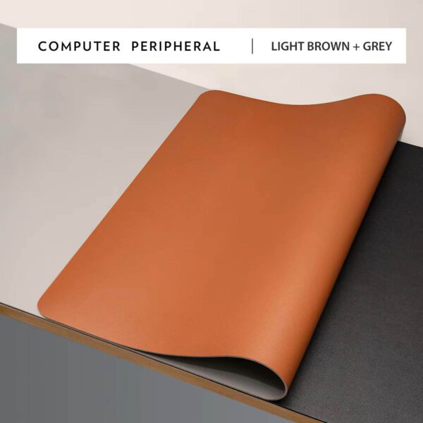 desk pad brown grey