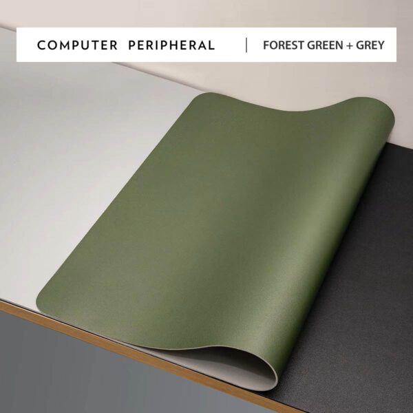 desk pad green grey