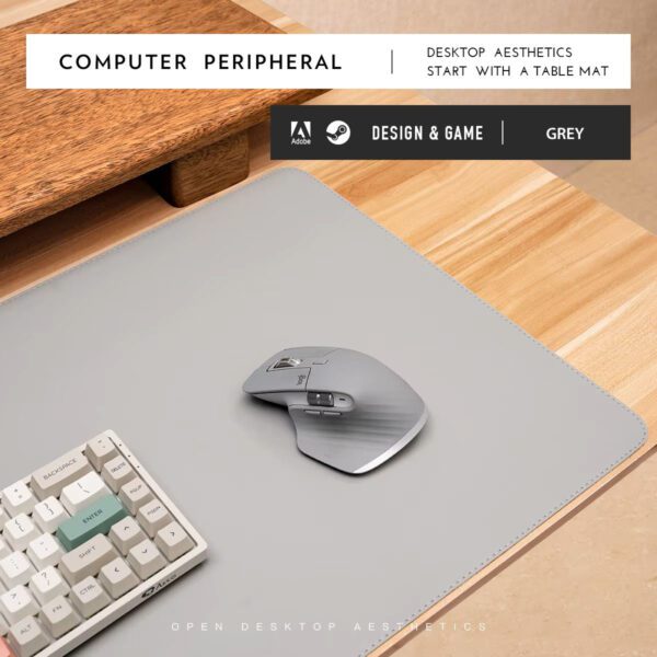 desk pad grey
