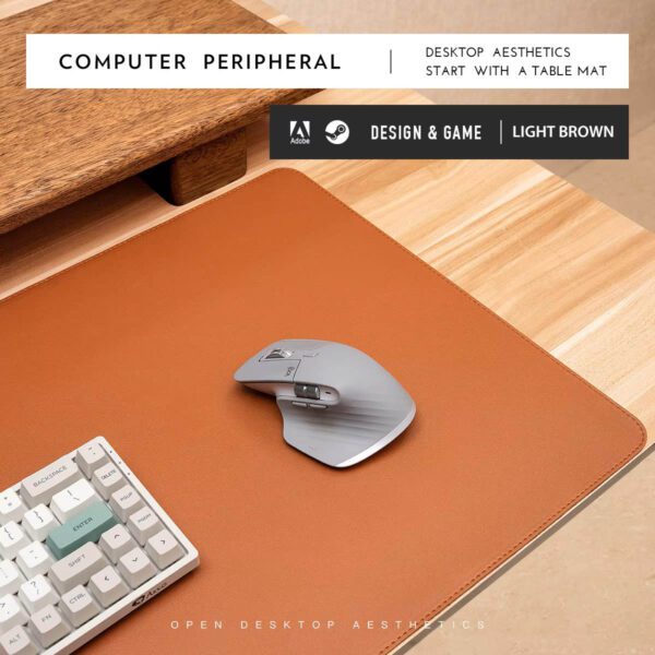 desk pad light brown