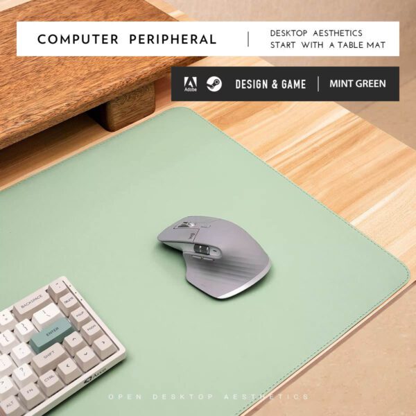 desk pad mint green