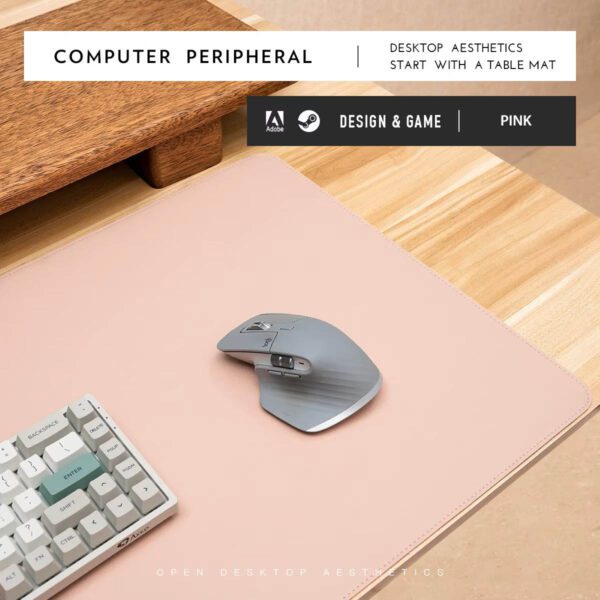 desk pad pink